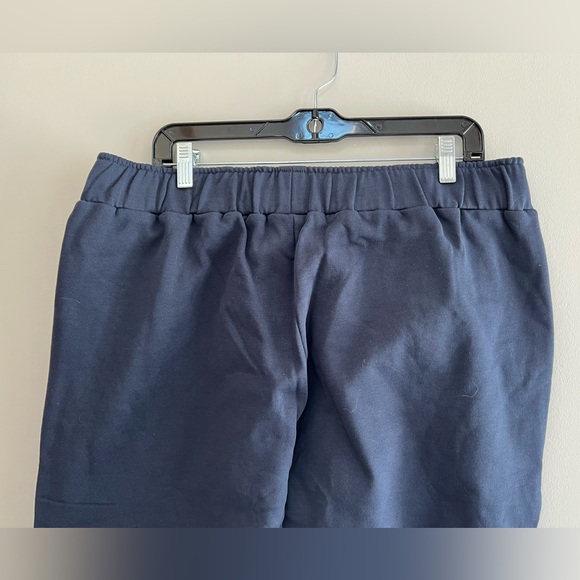 PACT Organic Brushed Fleece Cotton Sweatpant in Midnight Navy Blue, XL - Picture 6 of 12